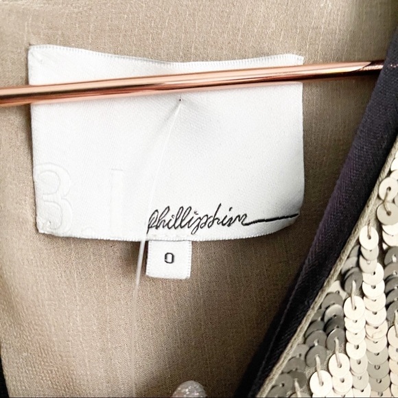 3.1 Phillip Lim Gold Sequin Silk Dress - Picture 6 of 10